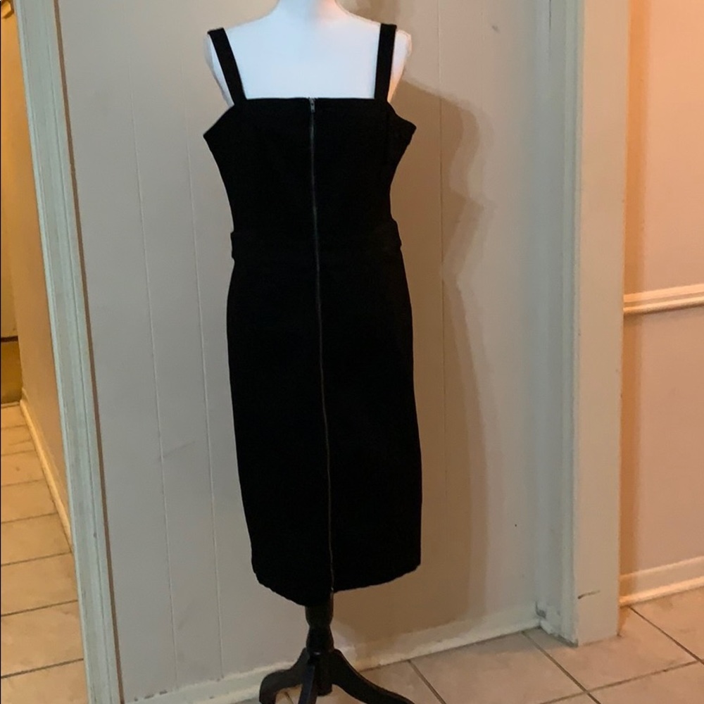 Denim sleeveless dress - Picture 3 of 8